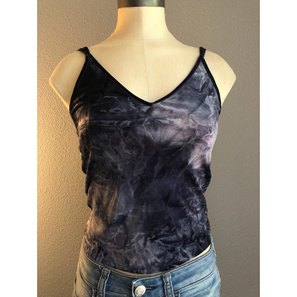 American Eagles Purple Crushed Velvet Tank